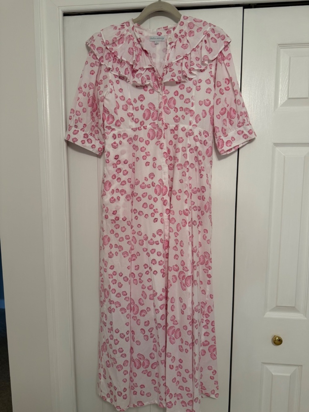 Julia Amory Pink Clambake Midi Dress (Small)